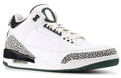 Air Jordan 3 Retro Oregon Ducks Pit Crew White/Black HO11-MNJDL-594282233 #