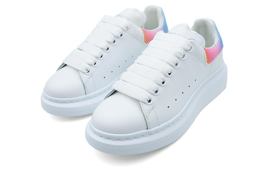 (WMNS) Alexander McQueen Larry Oversized Low-Top Sneakers 'White Multi' 708070WICG4903 #