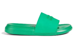 (WMNS) Alexander McQueen Embossed Rubber Slides 'Green' 666983W4QS03115 #
