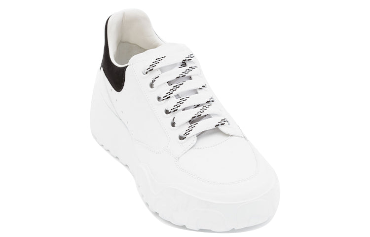 (WMNS) Alexander McQueen Court Trainer 'White Black' 633915WHZ969061 #