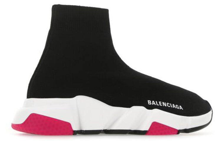 (WMNS) Balenciaga Speed Sneaker 'Black Magenta' 587280W2DB41959 #