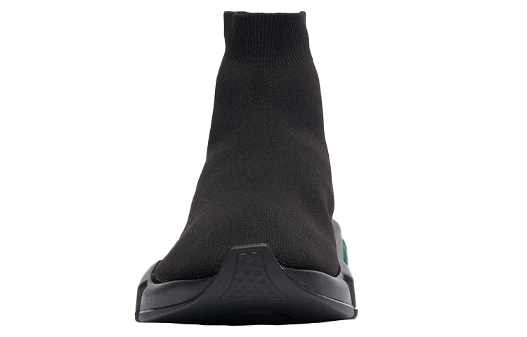 Balenciaga Speed Trainer 'Clear Sole - Black Yellow Fluo' 607544W05GJ1048 #