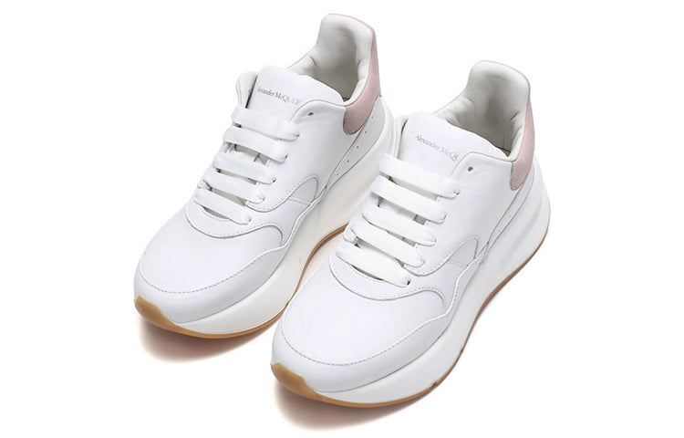 (WMNS) Alexander McQueen Oversized Runner Sneakers 'White Pink' 586409WHRUB9182 #