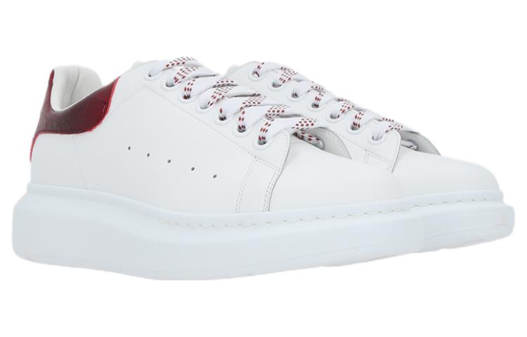 (WMNS) Alexander McQueen Oversized Sneaker 'Burgundy Crocodile' 718233WICG69088 #