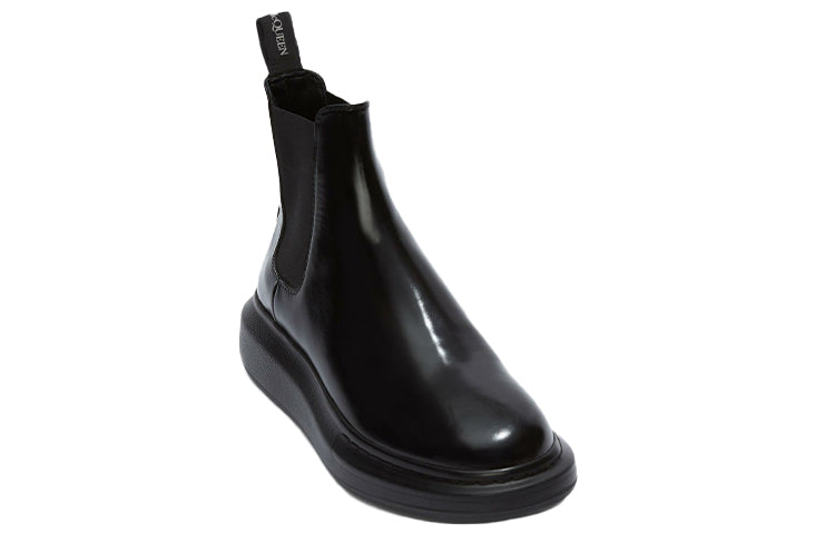 (WMNS) Alexander McQueen Hybrid Chelsea Boot 'Black' 586398WHX521000 #
