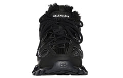 Balenciaga Track Sneaker 'Faux Fur Black' 668556W3CQ11000 #