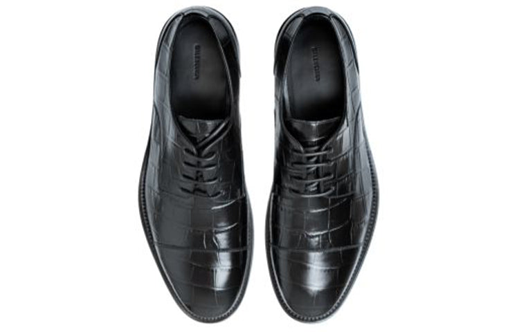 Balenciaga Herre Derby Flat Shoes 'Black' 590716WBBV41090 #