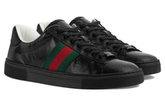 (WMNS) Gucci Ace sneaker with Web 'Black GG Crystal canvas' 760774-FACRF-1163 #.