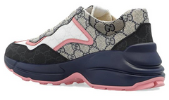 Gucci Rhyton " Beige blue monogram ".