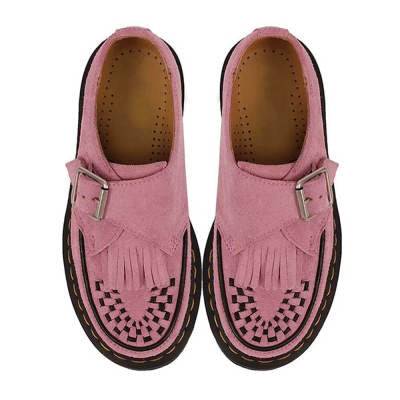Fashion Tassel Woven Men's Round Shoes