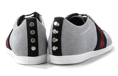 (WMNS) Gucci Web Sneaker 'Glitter Studs' 419544-KW040-8162 #