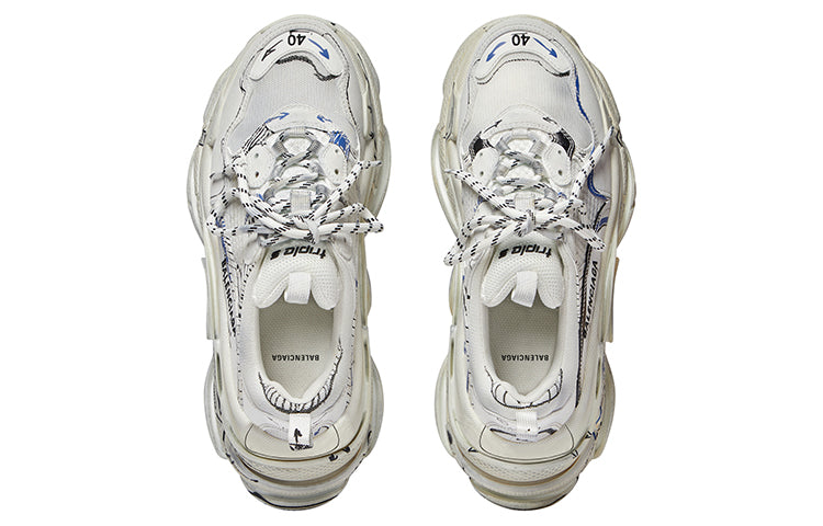 (WMNS) Balenciaga Triple S 'White' 524039W3SRB9014 #
