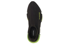 Balenciaga Speed Trainer 'Clear Sole - Black Yellow Fluo' 607544W05GJ1048 #