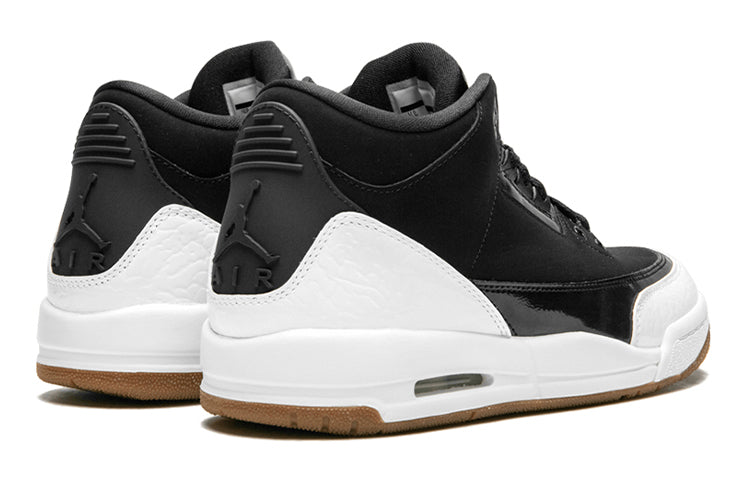 (GS) Air Jordan 3 Retro 'Black White' 441140-022 #
