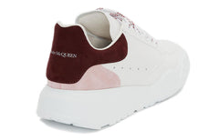(WMNS) Alexander McQueen Court Trainer 'White Pink Burgundy' 633915WHZ9B9634 #