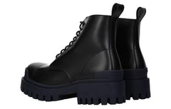 Balenciaga Calfskin Martin Boots Blue/Black 589338WA9671040 #