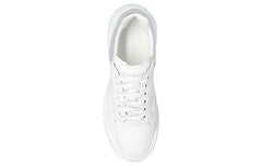 (WMNS) Alexander McQueen Court Trainer 'White Silver' 709033WIAAZ8879 #