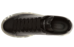(WMNS) Alexander McQueen Oversized Sneaker 'Black Clear Sole' 611698WHX981070 #