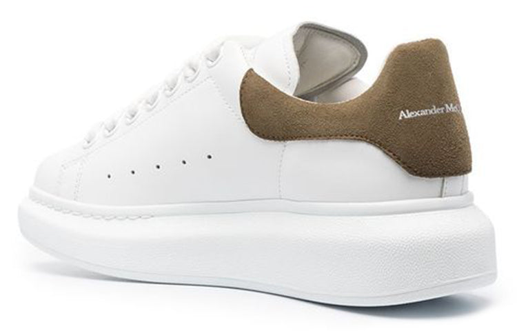 (WMNS) Alexander McQueen Oversized Sneaker 'White Khaki' 553770WHGP79256 #