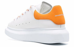 (WMNS) Alexander McQueen Oversized Sneaker 'Orange Suede' 553770WHGP79756 #