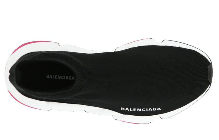 (WMNS) Balenciaga Speed Sneaker 'Black Magenta' 587280W2DB41959 #