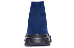 Balenciaga Speed Trainer High 'Dark Navy' 2019 585009W05G04103 #