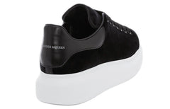 (WMNS) Alexander McQueen Oversized Sneaker 'Black Suede' 482142W4FKT1000 #