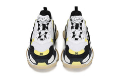 (WMNS) Balenciaga Triple S 'Black Yellow' 524039W09OM1023 #