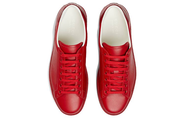 Gucci Ace 'Interlocking G - Hibiscus Red' 599147-AYO70-6463 #