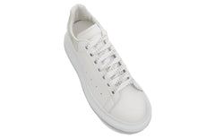(WMNS) Alexander McQueen Oversized Low-Top Sneakers 'White Beige' 718233WICG68959 #