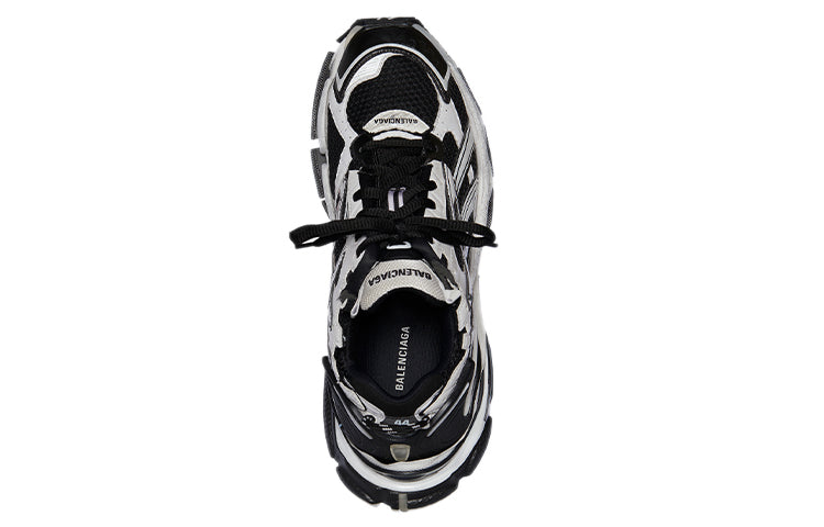 Balenciaga Runner Sneaker 'Black White' 677403W3RB29010 #