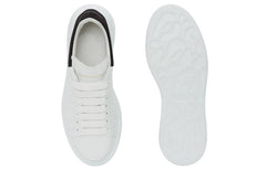 (WMNS) Alexander McQueen Oversized Sneaker 'White Black Suede' 553770WHGP79061 #
