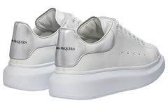(WMNS) Alexander McQueen Oversized Shoes 'Cream White Silver' 718232WICGI9071 #