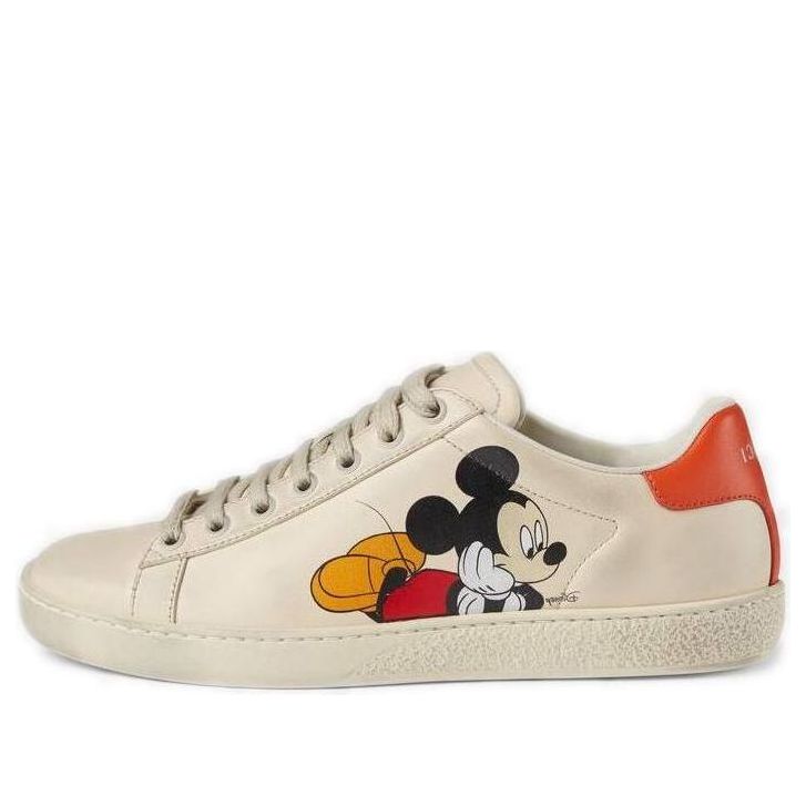 (WMNS) Disney x Gucci Ace Low 'Mickey Mouse - Ivory' 602129-AYO70-9591 #.