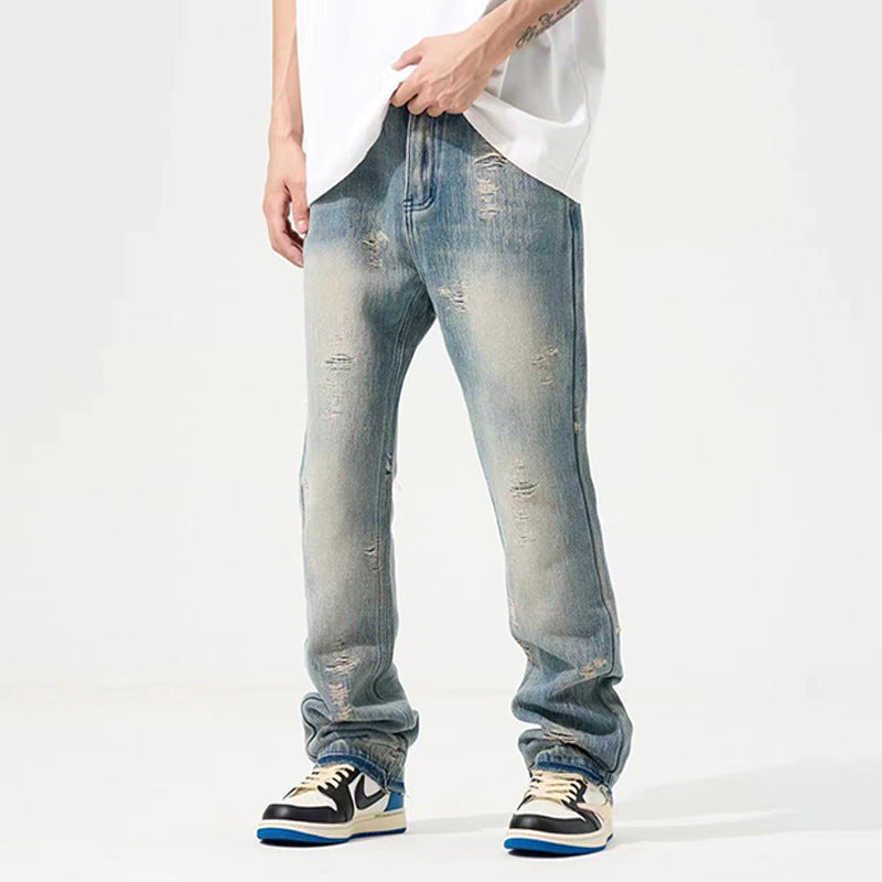Blue Cotton Zipper Jeans™ – Comfort That Moves With You
