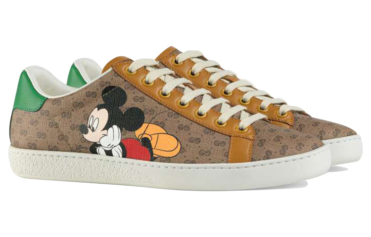 (WMNS) Disney x Gucci Ace 'Mickey Mouse - Ebony' 604049-HZE10-8484 #.