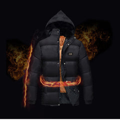 Middle aged and elderly men's cotton padded jacket