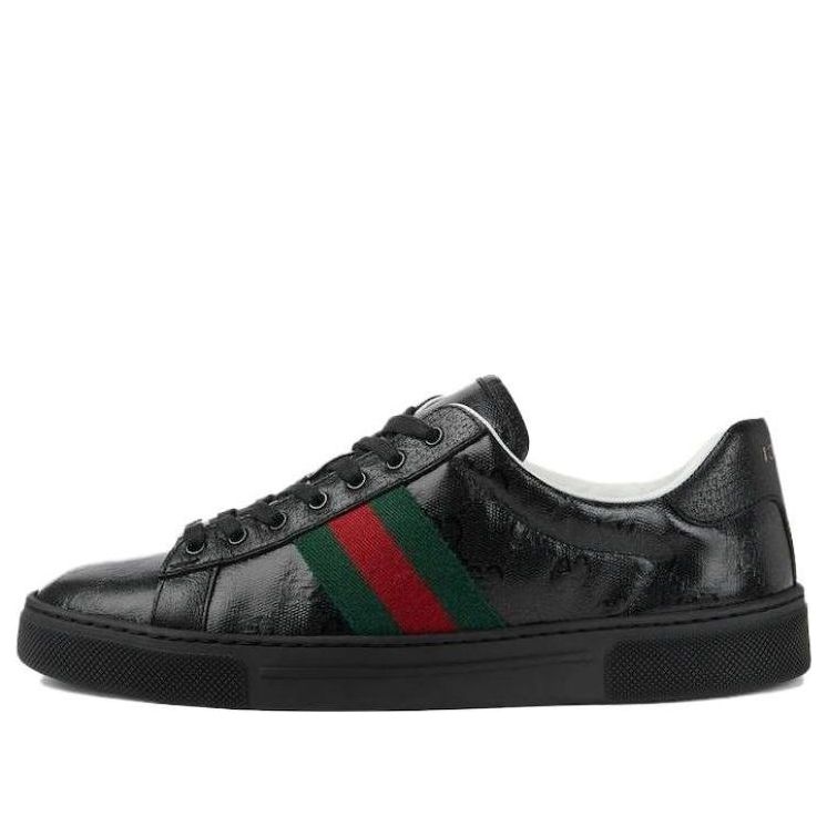(WMNS) Gucci Ace sneaker with Web 'Black GG Crystal canvas' 760774-FACRF-1163 #.