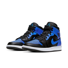 Air Jordan 1 Mid 'Hyper Royal Black' 554724-077 #