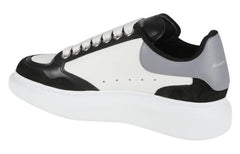 (WMNS) Alexander McQueen Larry Oversized Sensory Sneakers 'White Black Grey' 758982WIA5V1142 #
