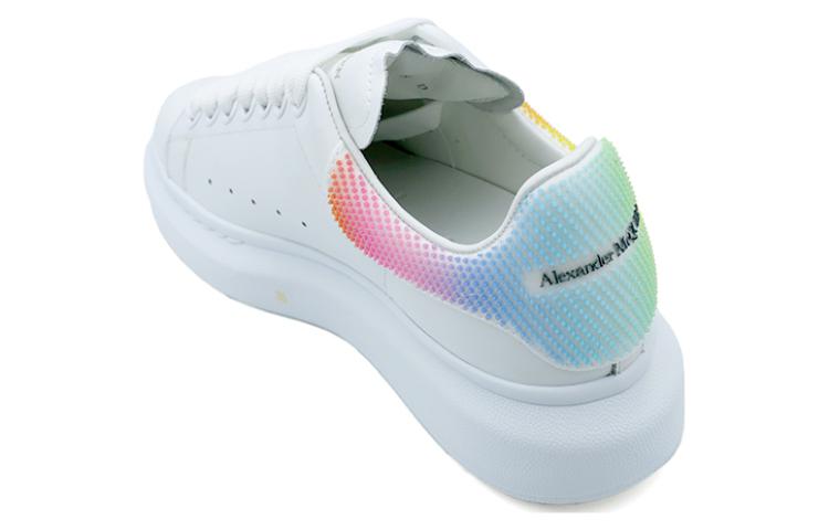 (WMNS) Alexander McQueen Larry Oversized Low-Top Sneakers 'White Multi' 708070WICG4903 #