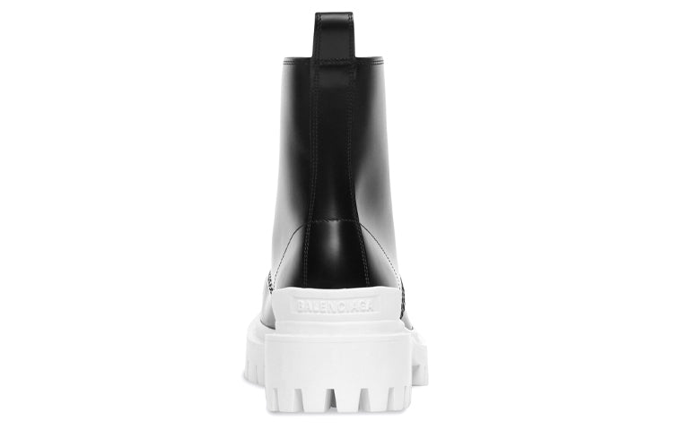 (WMNS) Balenciaga Strike 20mm Bootie 'Black White' 590974WA9671090 #