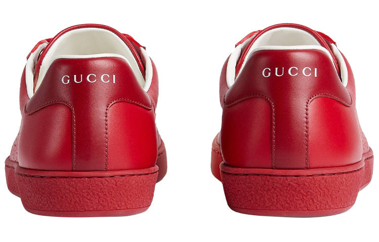 Gucci Ace 'Interlocking G - Hibiscus Red' 599147-AYO70-6463 #