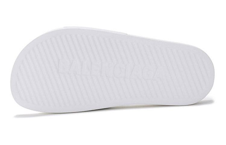 (WMNS) Balenciaga Pool Slides 'White Black' 565547W1S839034 #