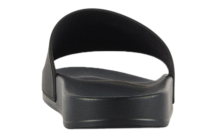 Balenciaga Rubber Slides 'Black Fluo Green' 565826W1S811030 #