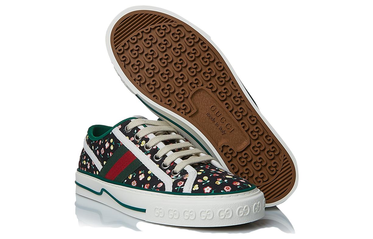 (WMNS) Gucci Tennis 1977 x Liberty of London 'Floral - Black' 606110-2IC10-1085 #