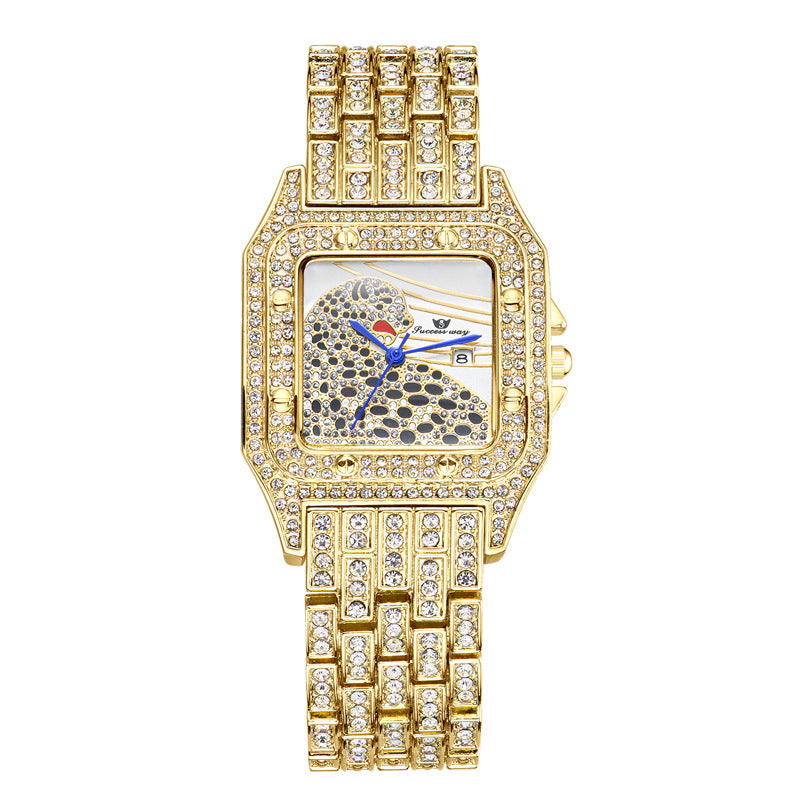 Women's Starry Leopard Quartz Watch