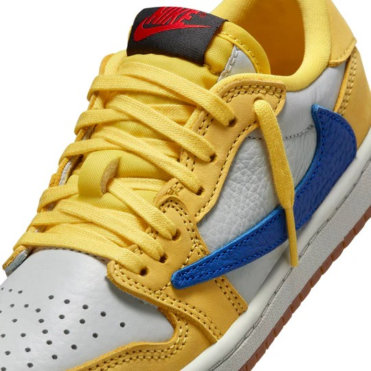 Air Jordan 1 Retro Low OG SP x Travis Scott 'Canary' DZ5909-700 #