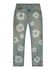 Dirty Wash Wreath 501 Light Wash