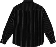 Peace Patchwork Western Button Up